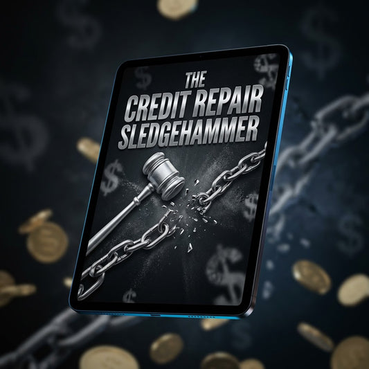 The Credit Repair Sledgehammer: The 30-Day Legal Blueprint to Wipe Your Score Clean